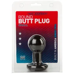 Doc Johnson Plug Anal Round 8 x 4.5 cm Noir